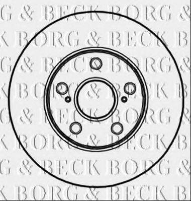BORG & BECK BBD5279 гальмівний диск