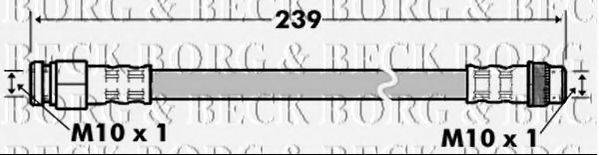 BORG & BECK BBH7531 Гальмівний шланг