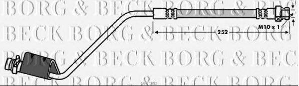 BORG & BECK BBH7632 Гальмівний шланг