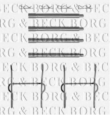 BORG & BECK BBK1120 Комплектуючі, колодки дискового гальма