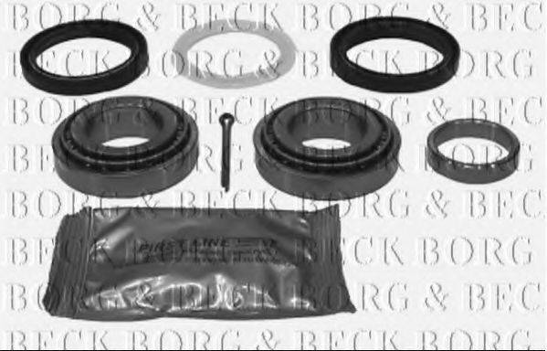 BORG & BECK BWK027 Комплект підшипника маточини колеса