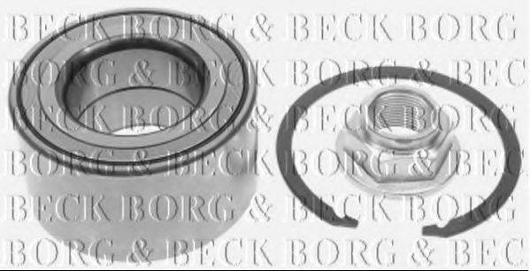 BORG & BECK BWK1186 Комплект підшипника маточини колеса