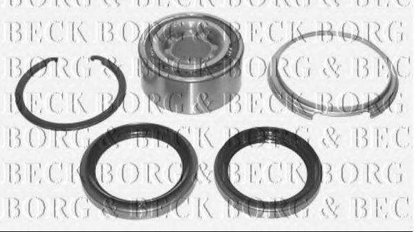 BORG & BECK BWK672 Комплект підшипника маточини колеса