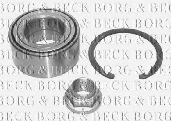 BORG & BECK BWK935 Комплект підшипника маточини колеса