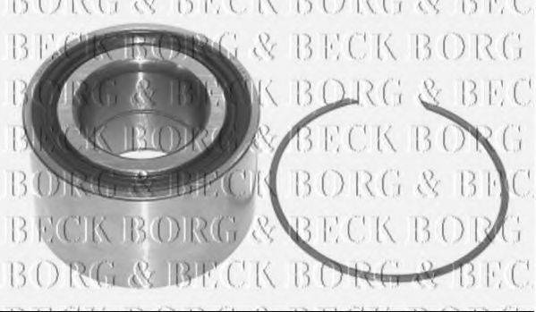 BORG & BECK BWK125 Комплект підшипника маточини колеса