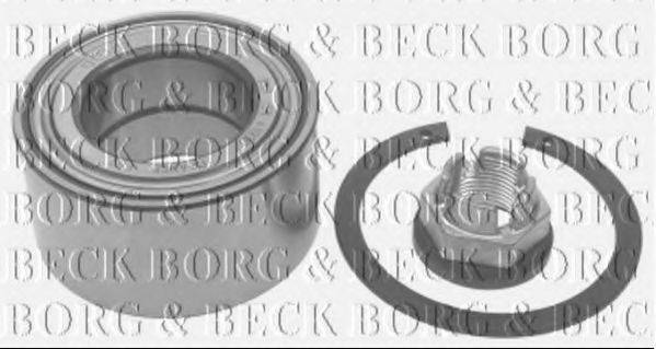 BORG & BECK BWK1267 Комплект підшипника маточини колеса