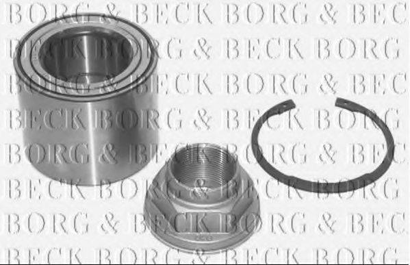 BORG & BECK BWK969 Комплект підшипника маточини колеса