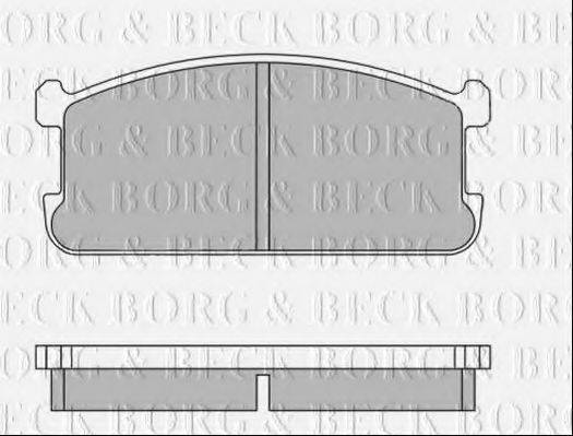 BORG & BECK BBD5335 гальмівний диск