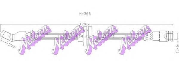 BROVEX-NELSON H4368 Гальмівний шланг