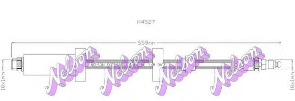 BROVEX-NELSON H4527 Гальмівний шланг