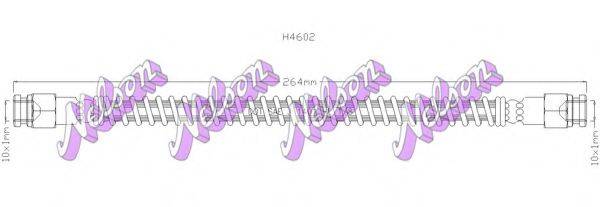 BROVEX-NELSON H4602 Гальмівний шланг
