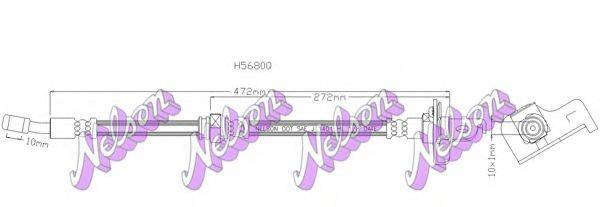 BROVEX-NELSON H5680Q Гальмівний шланг