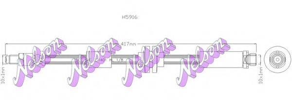 BROVEX-NELSON H5916 Гальмівний шланг