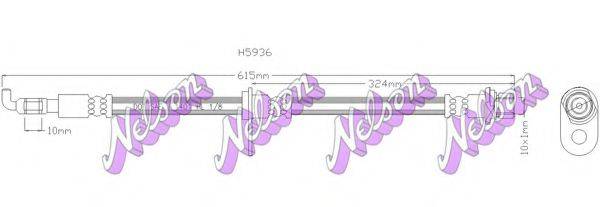 BROVEX-NELSON H5936 Гальмівний шланг