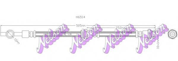 BROVEX-NELSON H6514 Гальмівний шланг