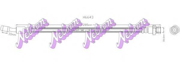 BROVEX-NELSON H6643 Гальмівний шланг