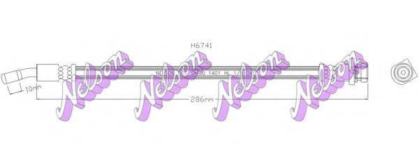 BROVEX-NELSON H6741 Гальмівний шланг