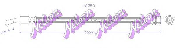 BROVEX-NELSON H6753 Гальмівний шланг
