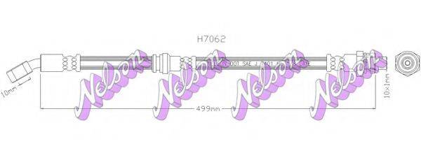 BROVEX-NELSON H7062 Гальмівний шланг