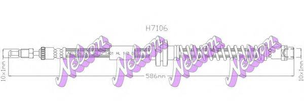 BROVEX-NELSON H7106 Гальмівний шланг