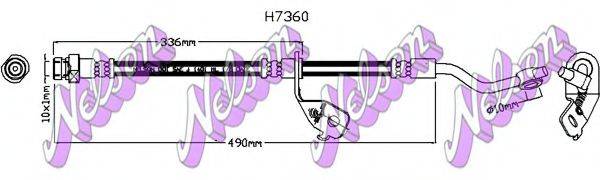 BROVEX-NELSON H7360 Гальмівний шланг