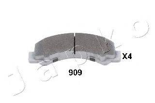 JAPKO 51909 Комплект гальмівних колодок, дискове гальмо