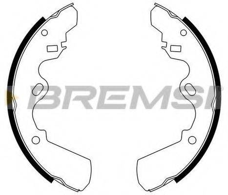 BREMSI GF0056 Комплект гальмівних колодок