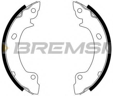 BREMSI GF0731 Комплект гальмівних колодок