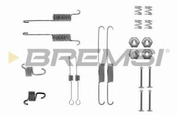 BREMSI SK0809 Комплектуючі, гальмівна колодка