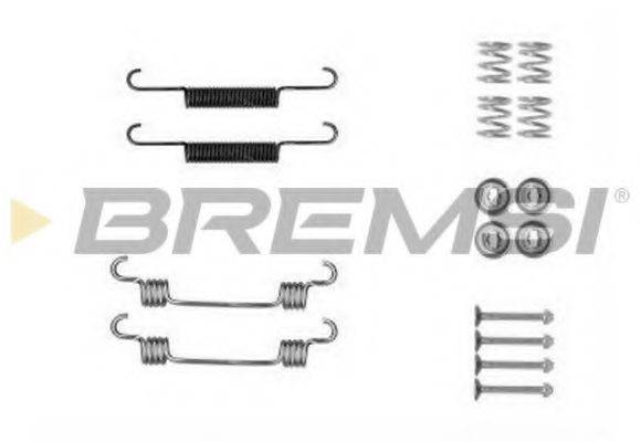 BREMSI SK0887 Комплектуючі, гальмівна колодка
