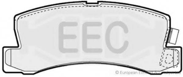 EEC BRP0777 Комплект гальмівних колодок, дискове гальмо