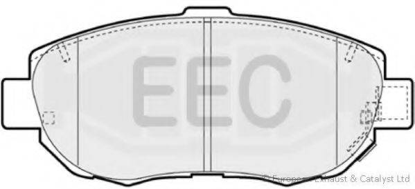 EEC BRP1096 Комплект гальмівних колодок, дискове гальмо