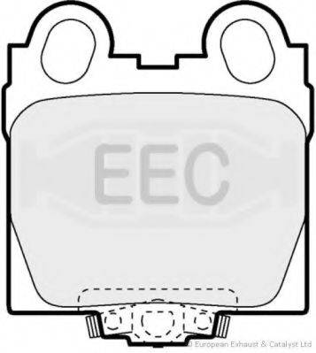 EEC BRP1126 Комплект гальмівних колодок, дискове гальмо