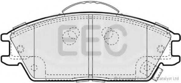 EEC BRP1310 Комплект гальмівних колодок, дискове гальмо