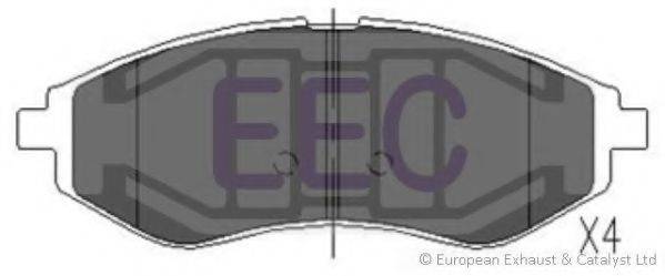 EEC BRP1319 Комплект гальмівних колодок, дискове гальмо