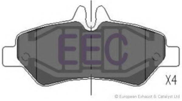 EEC BRP1516 Комплект гальмівних колодок, дискове гальмо