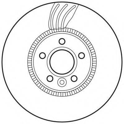 BENDIX 562643BC гальмівний диск