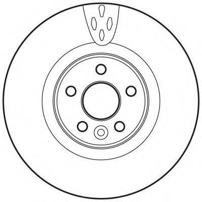 BENDIX 562652BC гальмівний диск