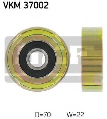 SKF VKM37002 Паразитний / провідний ролик, полікліновий ремінь