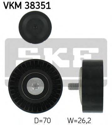 SKF VKM38351 Паразитний / провідний ролик, полікліновий ремінь