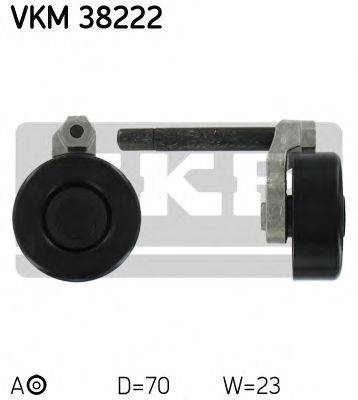 SKF VKM38222 Натяжний ролик, полікліновий ремінь
