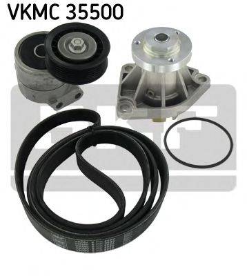 SKF VKMC35500 Водяний насос + комплект потічкових ременів