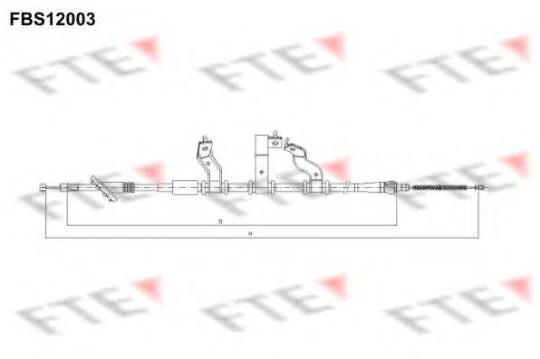 FTE FBS12003 Трос, стоянкова гальмівна система