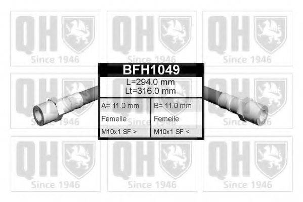 QUINTON HAZELL BFH1049 Гальмівний шланг