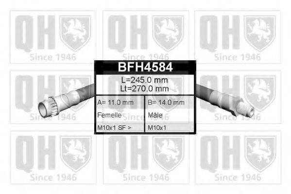 QUINTON HAZELL BFH4584 Гальмівний шланг