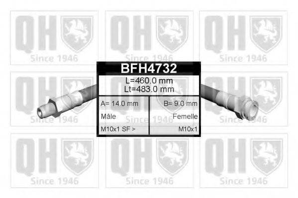 QUINTON HAZELL BFH4732 Гальмівний шланг