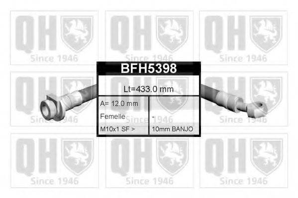 QUINTON HAZELL BFH5398 Гальмівний шланг