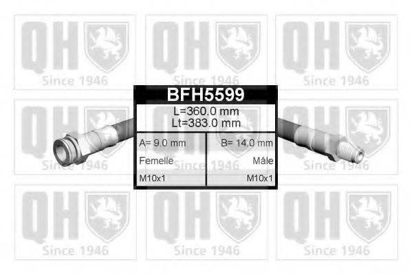 QUINTON HAZELL BFH5599 Гальмівний шланг