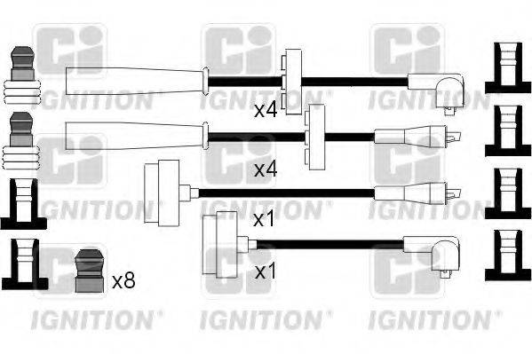 QUINTON HAZELL XC527 Комплект дротів запалювання