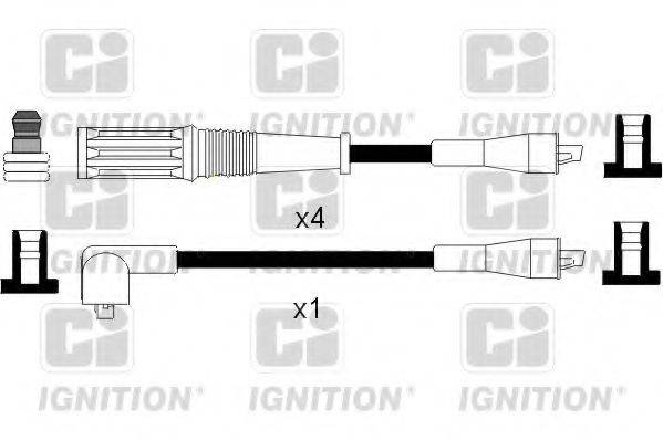 QUINTON HAZELL XC837 Комплект дротів запалювання